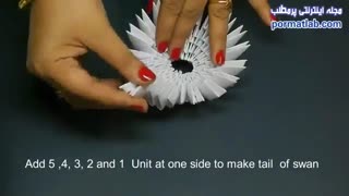 paperhandicrafts-136 - چطور اوریگامی قو سه بعدی درست کنیم؟