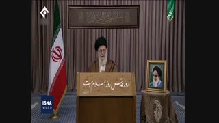 سخنرانی مقام معظم رهبری در روز قدس