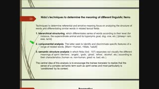 اصول و مبانی نظری ترجمه - فصل سوم - قسمت سوم