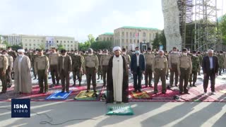 نماز عید فطر در دانشکده افسری ارتش و دانشگاه تهران