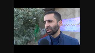 کلنگ زنی حسینیه  حضرت علی اصغر(ع) روستای امام قیس