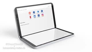 اولین تصویر از رندر نسل دوم تبلت Surface Duo مایکروسافت