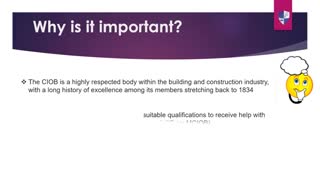 CIOB Professional Review Example PDF