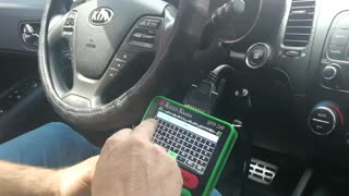 تعریف ریموت هوشمند خودروی کیا اپتیما 2017 با دستگاه SPD240