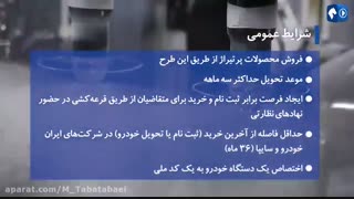 طرح فروش فوق العاده ایران خودرو تحویل 3 ماهه