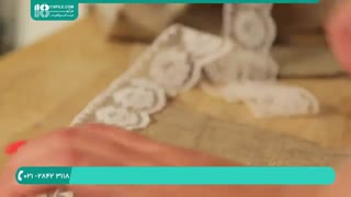 ایده های عروسی-ساخت ریسه با کیسه گونی