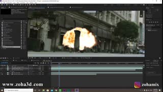 ایجاد انفجار در افتر افکت