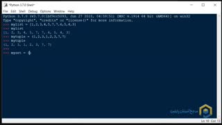 آموزش رایگان پایتون قسمت 43 | set در پایتون