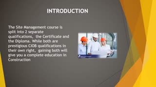 Site Manager Training Courses