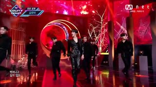 دبیو سولو ووسوک توی M COUNTDOWN  با آهنگ Red Moon