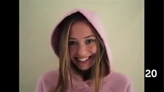 20 سال تصویربرداری پشت سر هم از چهره یک دختر