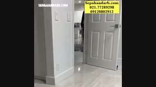 ایده خلاقانه باز کردن درب