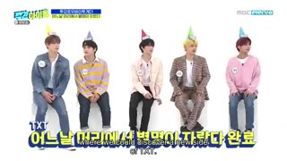 قسمت 461 برنامه weekly idol با حضور گروه تی اکس تی txt  ( زیرنویس فارسی ) + درخواستی