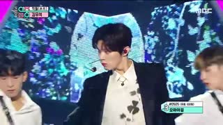 اجرای ووسوک توی شو میوزیک کور با آهنگ Red Moon