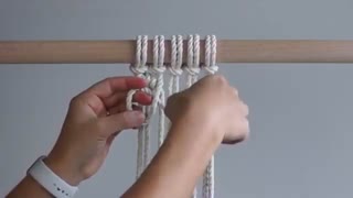 مکرومه بافی-قلاب بافی