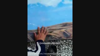 آموزش شستن بوم رنگ و روغن