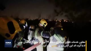 خاموشی آتشی که به جان درختان چیتگر تهران افتاد