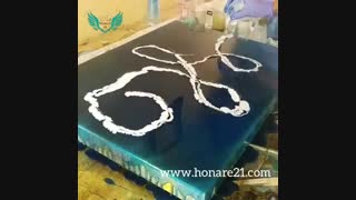 اموزش نقاشی ابستره و رزین (قسمت 2)