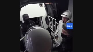 نخستین سفر فضایی با سفینه خصوصی با فضاپیمای دراگن با دو سرنشین به فضا پرتاب شد