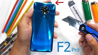 تست مقاومت گوشی Poco F2 Pro