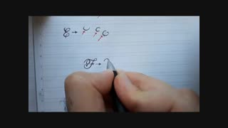 آموزش خطاطی "تقلید قلم درشت لاتین" - جلسه سوم