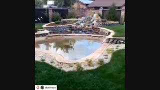 اجرای آبنما و آبشار برکه جوب  باسنگهای کوهی مالون 09124026545