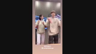 آپدیت استوری اینستاگرام کانگ هانا با بکهیون(چالش کندی)