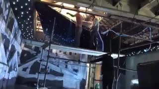 اجرای طراحی داخلی رستوران روبی