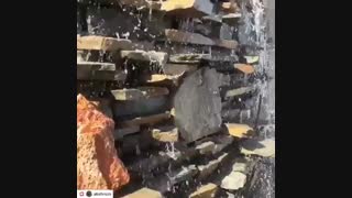 اجرای آبنما و آبشار برکه جوب باسنگهای کوهی صخره ای قلواه ای بااستادکاران ماهر و حرفه ای 09124026545