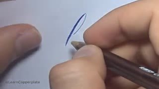 3 روش و تکنیک ایجاد ضخامت با خودکار در خوشنویسی خودکاری؛ قسمت ۲ LearnCopperplate