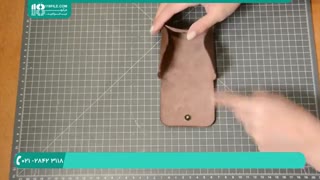 دوخت کیف پول چرم دست دوز زنانه 28423118-021