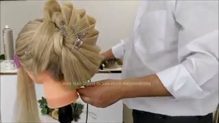 آموزش مدل مو دخترانه رول صدفی- مومیس مرجع و مشاور مو