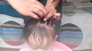 آموزش مدل مو بچه گانه دختر نوار با روبان- مومیس مرجع و مشاور مو