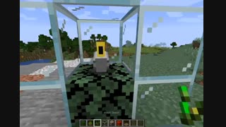 اموزش ساخت قفس شیشه ای برای طوطی در Minecraft