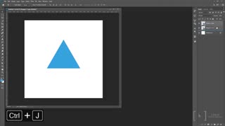 آموزش رایگان فتوشاپ : ساخت مثلث در فتوشاپ لرنینگ24 -l24.ir
