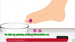 درمان خانگی قوز شست پا