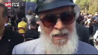 صحبت های امین تارخ در مراسم تشیع محمدعلی کشاورز