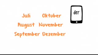 آموزش زبان آلمانی-موسسه حقوقی آسو ایران- درس سیزدهم Months of the Year