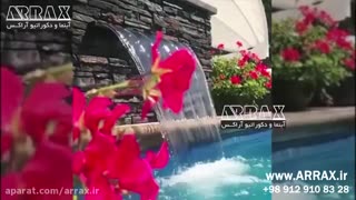آبنما پرده ای_نازل پرده آب_آبنما استخری