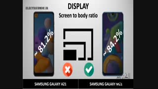 مقایسه دو گوشی جدید سامسونگ M21 گوشی a21 سامسونگ