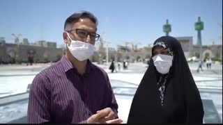 زائران اقدامات بهداشتی حرم رضوی را چطور می بینند؟