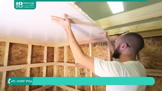 نصب پنل های سه بعدی برای دیوار و سقف