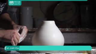آموزش سفالگری  با  چرخ