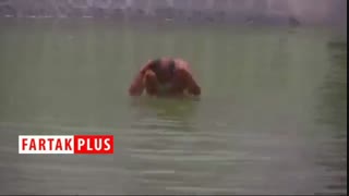 برگزاری مراسم غسل مقدس به دلیل خورشیدگرفتگی