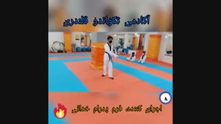 اجرای فرم تکواندو(وبلاگ تکواندو استاد جلیل قلندری)