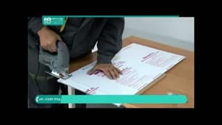 نصب شیشه روی حفاظ استیل راه پله