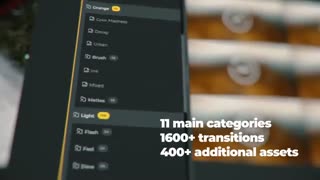 1600+ ترانزیشن حرفه ای افترافکت