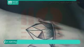 اجرای تاتوی لاینینگ و شیدینگ بر بروی بدن