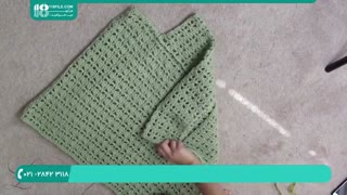 آموزش بافت پانچو یقه هفت