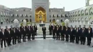 سرودی زیبا بمناسبت دهه کرامت در حرم امام رضا(ع) با اجرای گروه محمد رسول الله